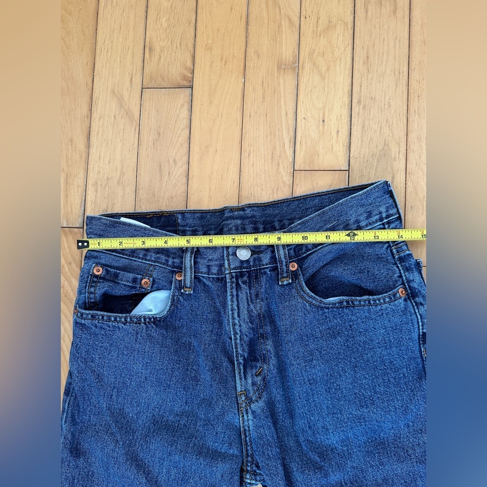 Levi 516 - Jeans Straight Fit - Medium to Dark Wash Denim - Size 30x30 - Picture 9 of 10